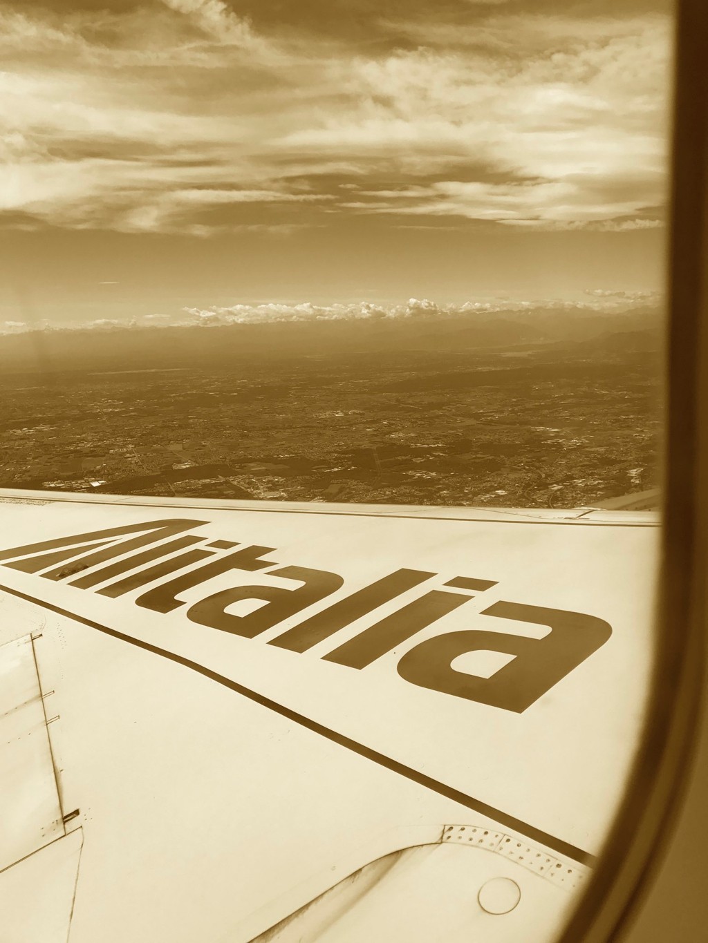 Flug nach Mailand